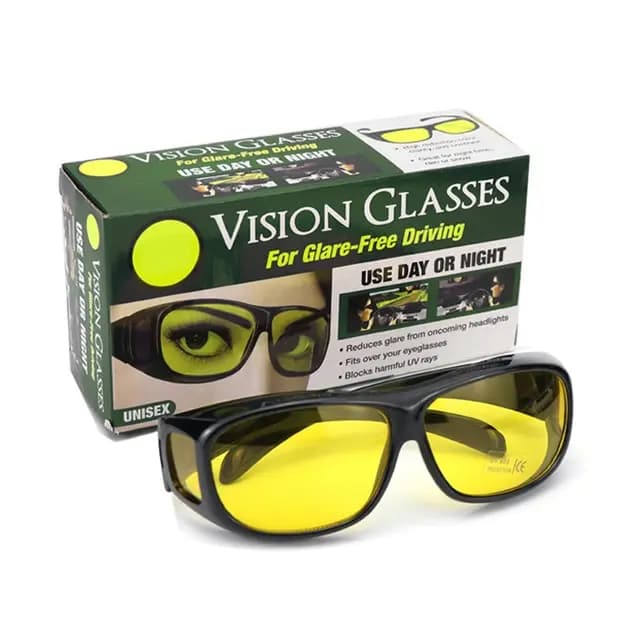 Lunettes de conduite anti-absorbe ouissement pour voiture, lunettes de vision nocturne, accessoires 