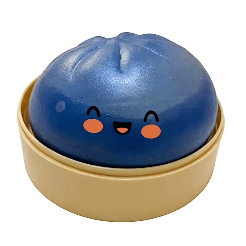Balle anti-stress souple à rebond lent, en forme de boulette, pour la décompression, décoration mais