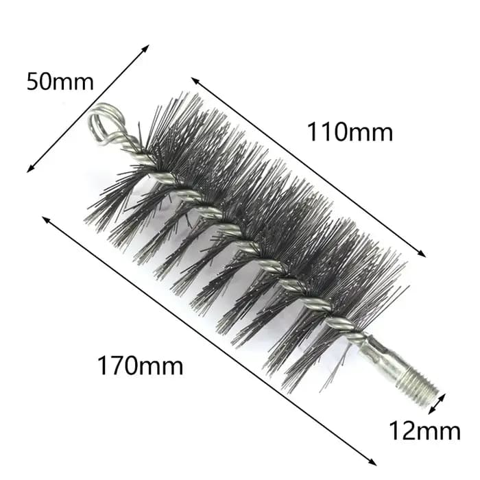Brosse de nettoyage de conduit de cheminée, brosse de nettoyage de cheminée, pratique pour l'entreti