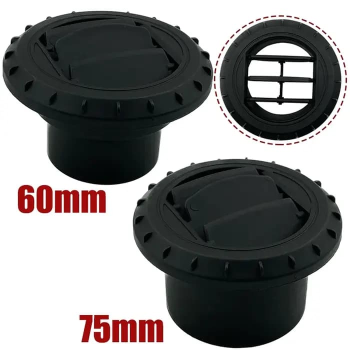 Sortie d'air chaud rotative 60/75/90 mm pour chauffage diesel