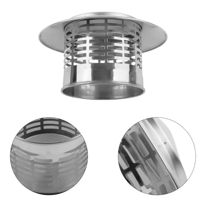 Bouchon de cheminée en acier inoxydable pour conduits de Ventilation