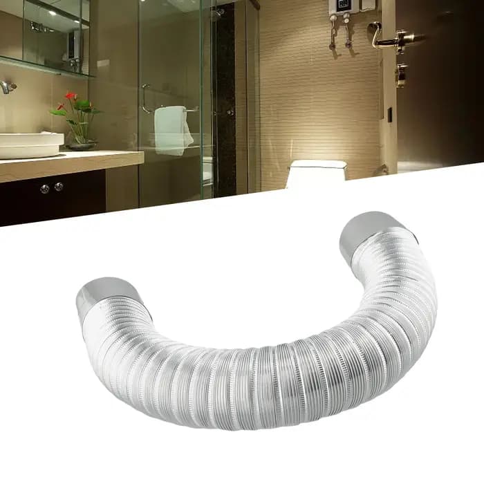 Coude de cheminée extensible pour poêle à bois avec double couche en acier inoxydable et feuille d'aluminium pour la rétention de la chaleur