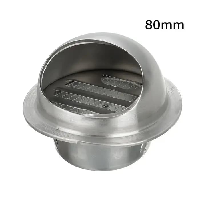 Évent de plafond mural extérieur en acier inoxydable, différentes tailles, conduit de ventilation, c