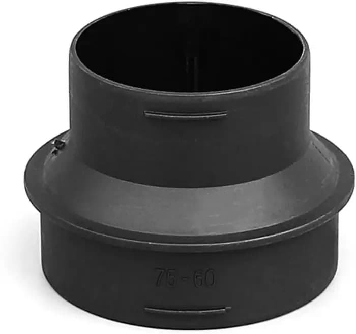 Connecteur de conduit d'air noir pour chauffage diesel, convertisseur 75-60mm, 90-60mm, 90-75mm, 42mm, 60mm, 75mm pour voiture, camion, fourgonnette, camping-car