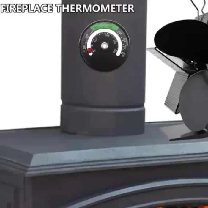 Poêle à bois poêle à granulés chauffage de combustion jauge de température brûleur à bois poêle tuyau ventilateur thermomètre