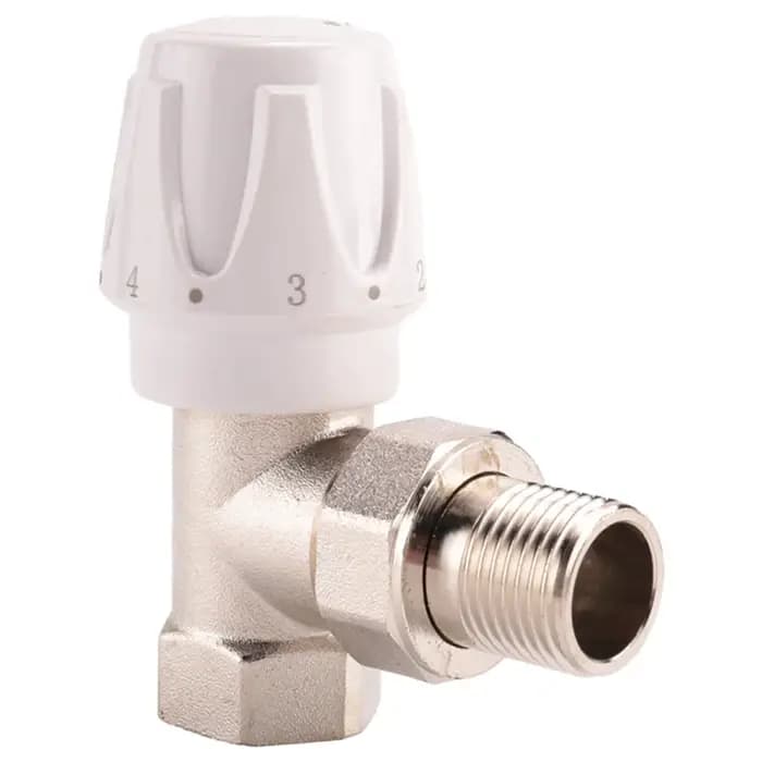 Vanne de radiateur thermostatique rapide 6 pièces 15Mm X 1/2 pouces Angle
