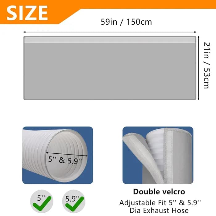 Couverture d'isolation pour tuyaux de chauffage et de refroidissement, pour ligne de climatisation,