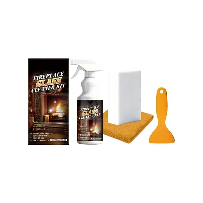 Kit de pulvérisation de nettoyage de verre de cheminée multifonctionnel, 150ml, nettoyage de la mais