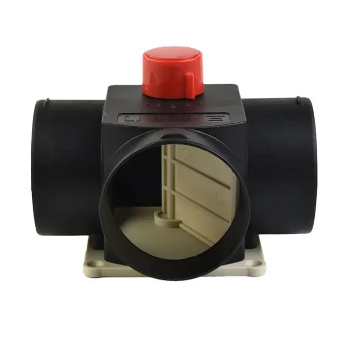 75MM Vavle rabat réglable Air Diesel chauffage conduit de ventilation T branche séparateur tuyau d'é