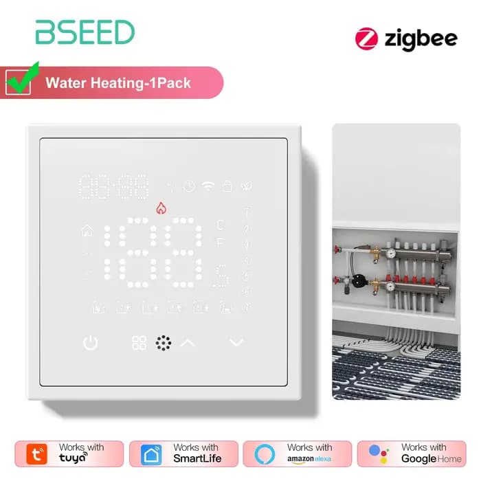 BSEED Zigbee chaudière électrique/eau/gaz chauffage au sol capteur tactile thermostats intelligents