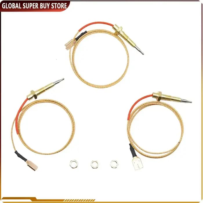 Thermocouple universel à vis pour cuisinière à gaz 65 cm, kit thermocouple pour brûleur, cuisinière,