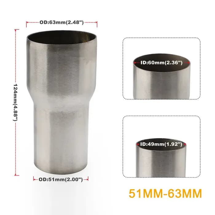 Tube de connecteur de beverer d'accès en acier inoxydable, raccord de tuyau d'admission, adaptateur