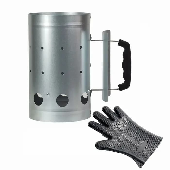 Nouveau manche en bois poêle à feu rapide briquet à charbon