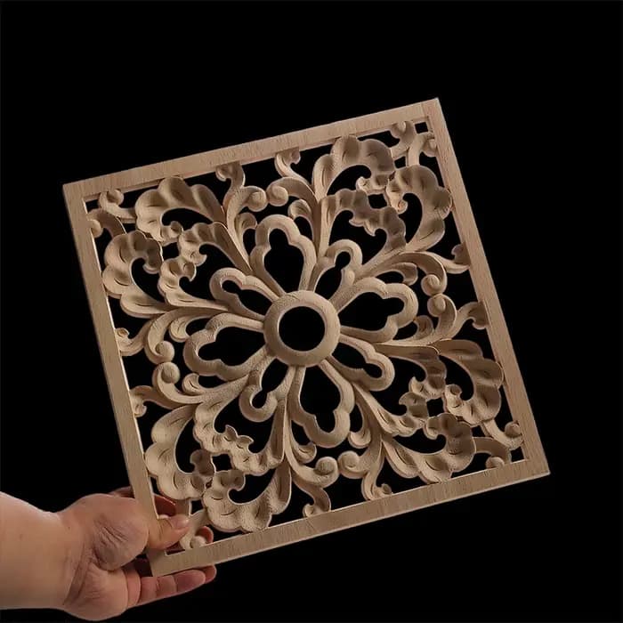 Applique décorative en bois Unique