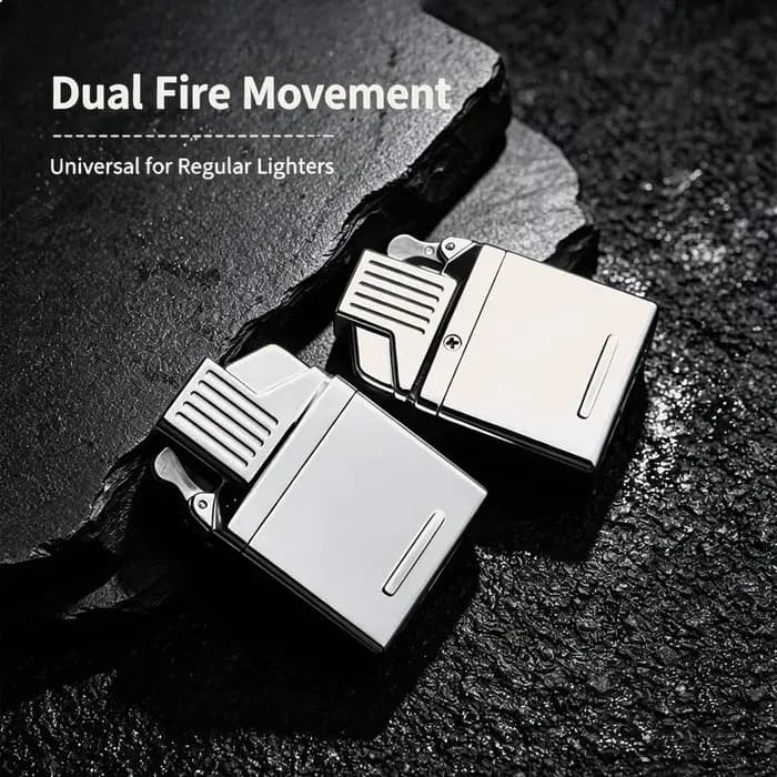 Insert de gaz métallique 2-en-1 à flamme douce et coupe-vent pour pièces de rechange de briquet Zorro Zippo Chief