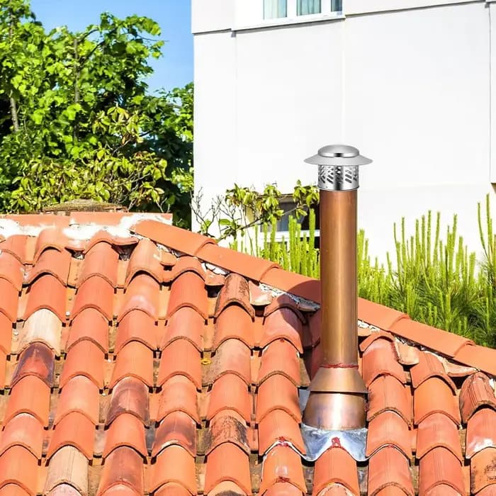 80-220mm 304 acier inoxydable capuchon imperméable cheminée coupe-vent