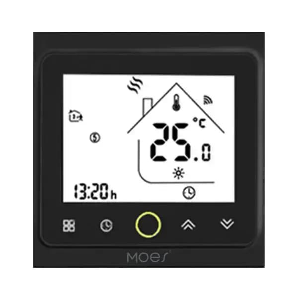 Thermostat intelligent WiFi Moes pour le contrôle de la température du chauffage au sol (eau/électri