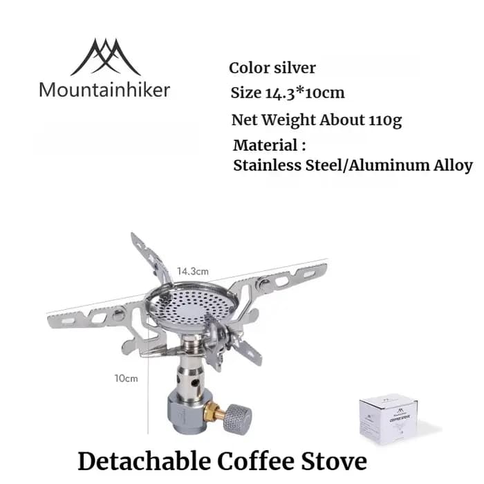 Mountainhiker – réchaud à gaz haute puissance 3300W, mini brûleur à gaz pour camping, portable, pour