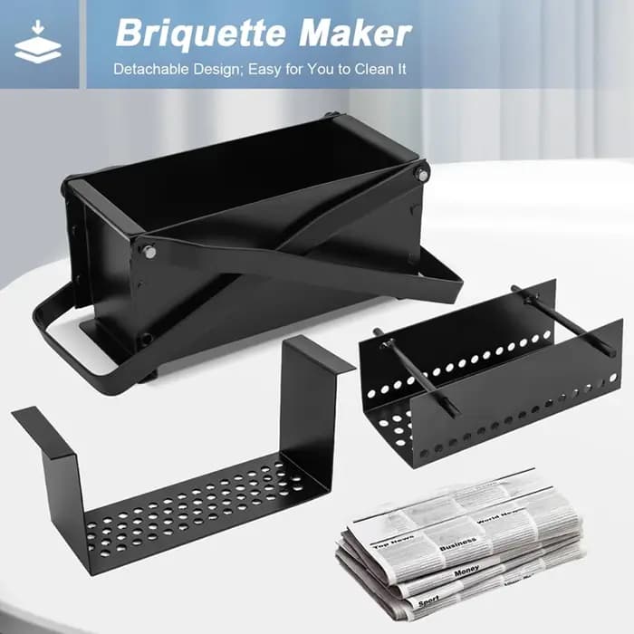 Briquette de journal, fabricant de bûches de papier de presse