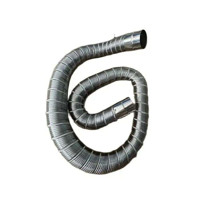 Longueur 150 cm diamètre 40mm 70mm conduit d'échappement tuyau liquide chauffage 201 Tube en acier inoxydable