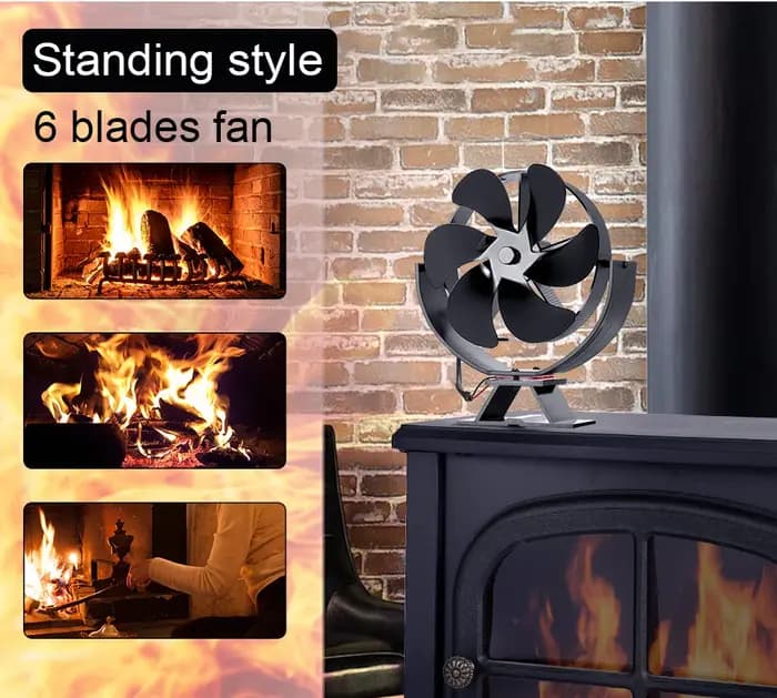 Ventilateur de cheminée rotatif résistant à la chaleur