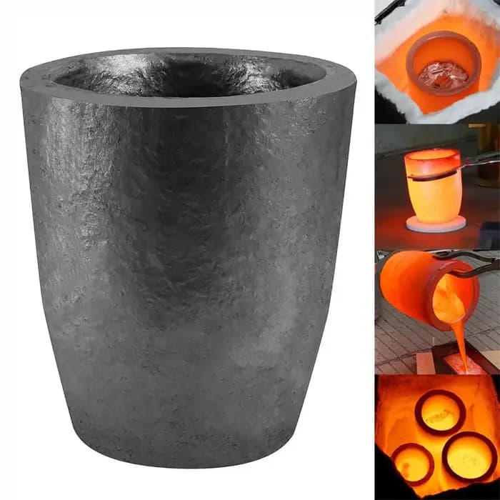 Creuset noir de haute qualité pour haute température