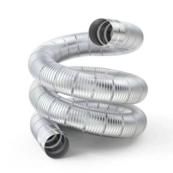 Doublure de cheminée coudée en acier inoxydable