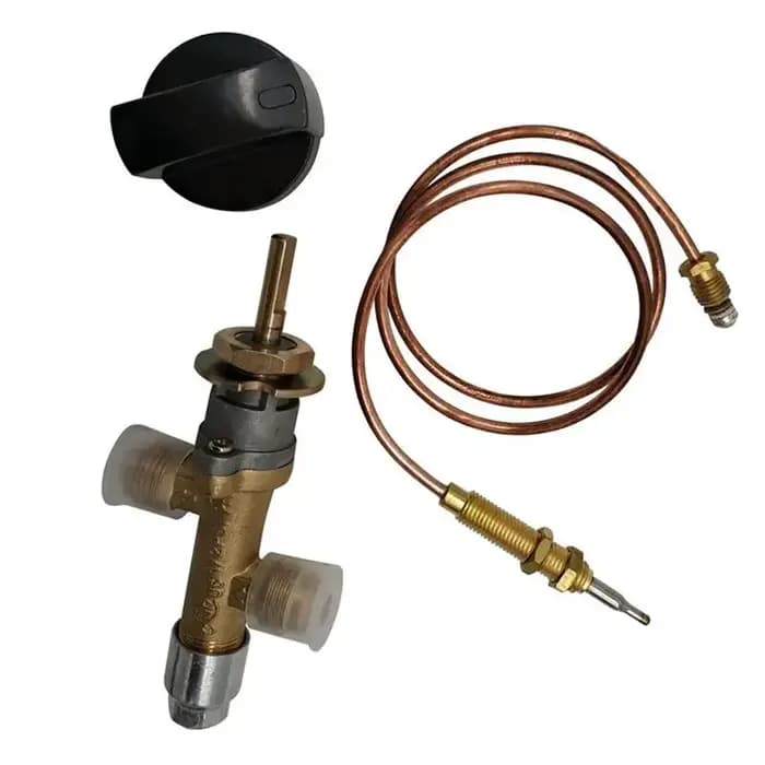 Vanne de sécurité pour foyer au propane/GPL A36T-10X avec dispositif de coupure de flamme, thermocou