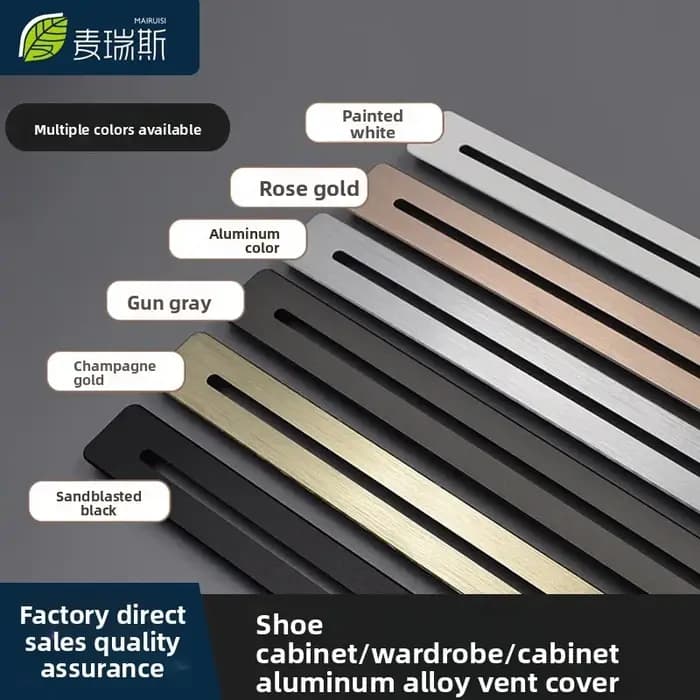 Grille de ventilation rectangulaire pour trou de ventilation