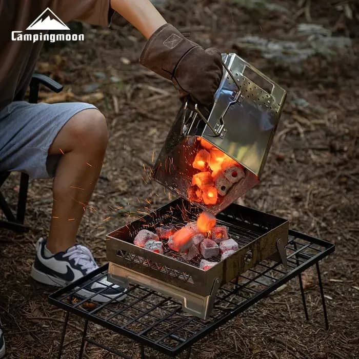 18 CAMPINGMOON allumeur Portable pliable poêle à charbon