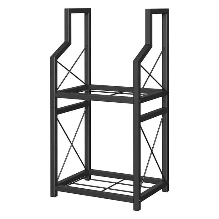 Support à bois en acier pour intérieur, étagère de rangement extérieure pour bois de chauffage, pour
