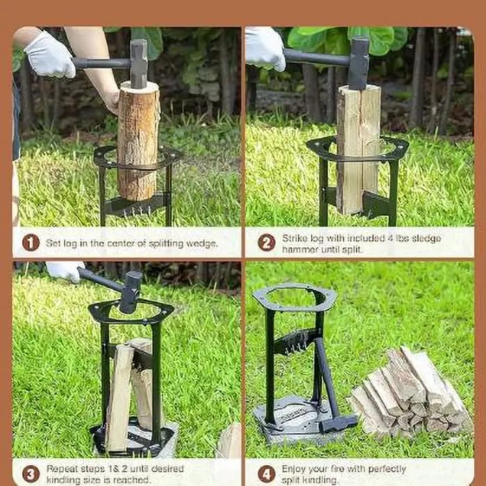 Distributeur manuel de bois de chauffage Wedge URA