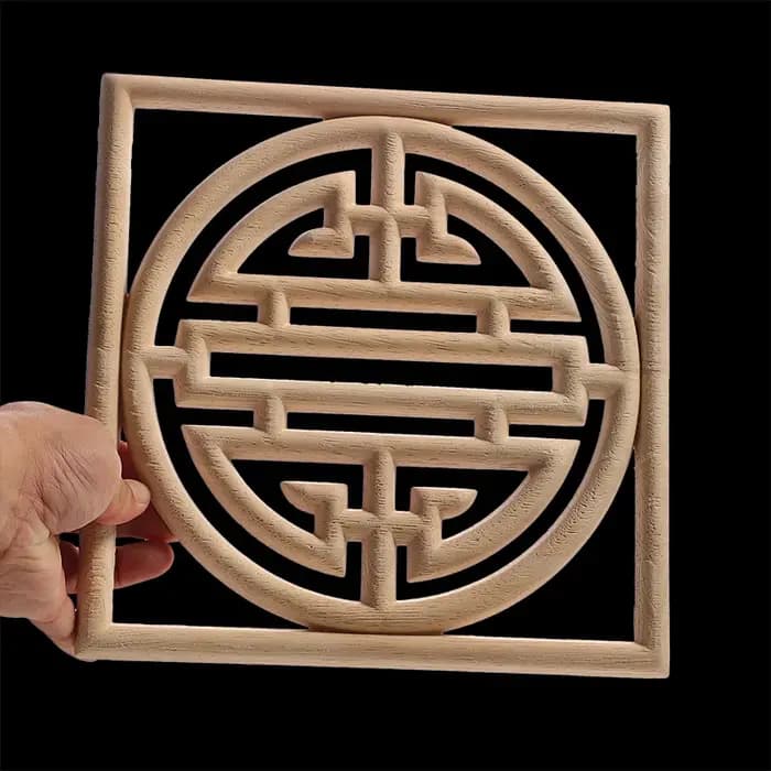 Applique décorative en bois Unique
