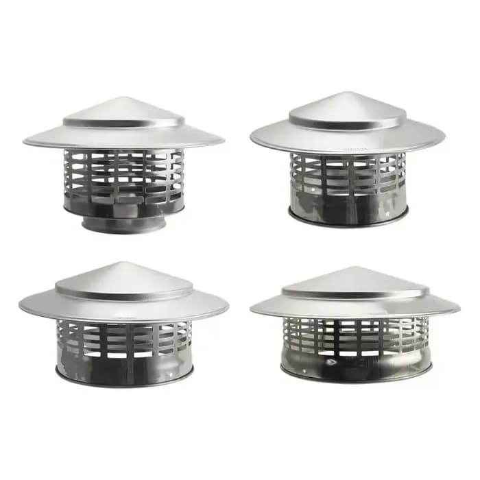 Bouchons de cheminée de cheminée en acier inoxydable