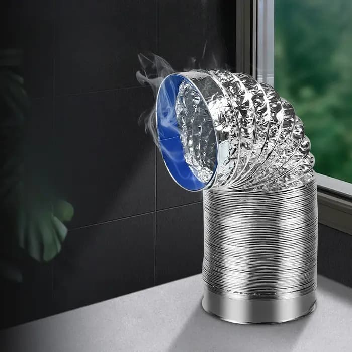 Tuyau de ventilation flexible en PVC et aluminium