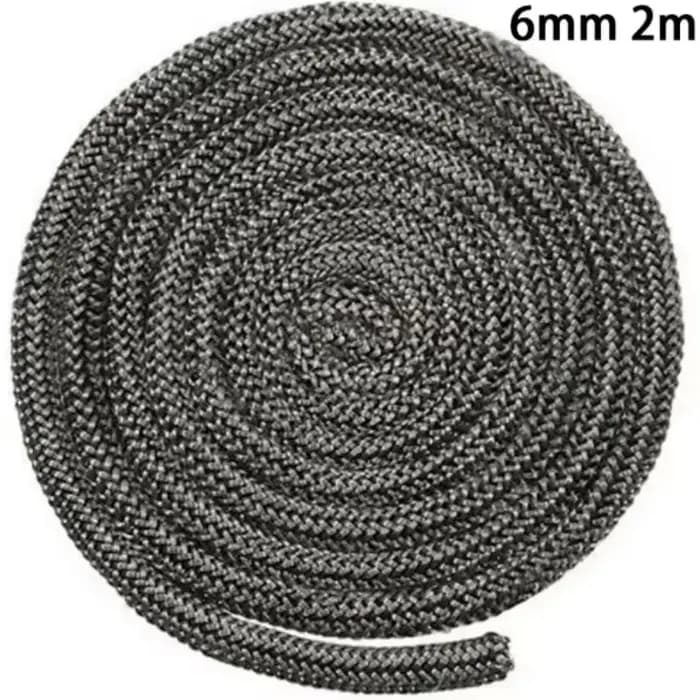 Poêle à bois noir, corde à feu, 6mm, 8mm, 2m de long, joint de porte, poêle à haute température, piè
