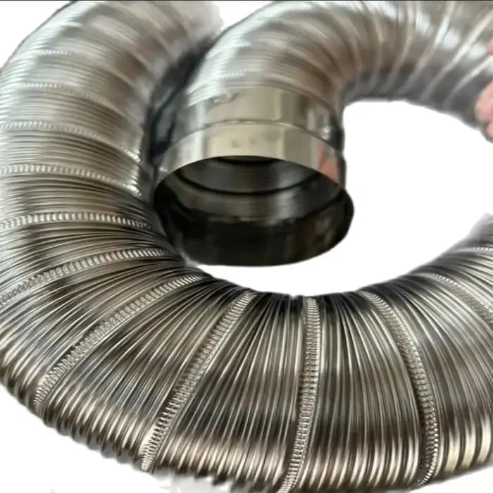 Longueur 150 cm diamètre 40mm 70mm conduit d'échappement tuyau liquide chauffage 201 Tube en acier inoxydable