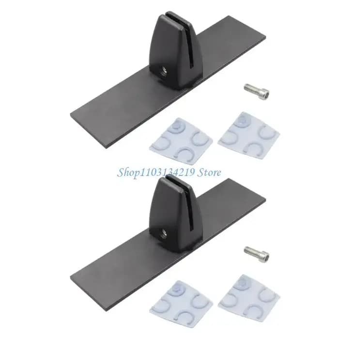 Supports de fixation pour écran de cheminée, pieds réglables, supports métalliques, cloison vertical