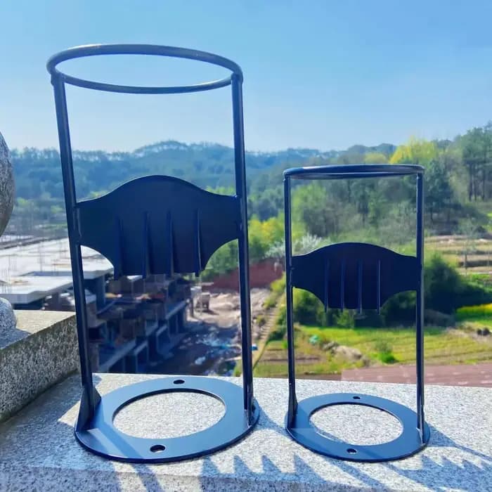 Cale de distributeur de bois de chauffage manuelle