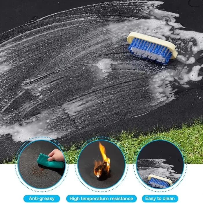 Tapis de Barbecue d'extérieur pour protéger les sols en bois