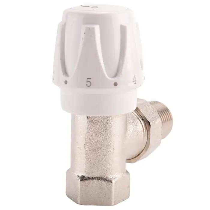 Vanne de radiateur thermostatique rapide 6 pièces 15Mm X 1/2 pouces Angle