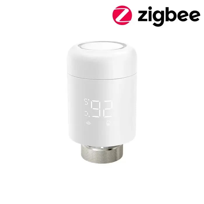 AVATTO Tuya 1-6 pièces Zigbee TRV vanne d'actionneur de radiateur vanne de radiateur thermostatique