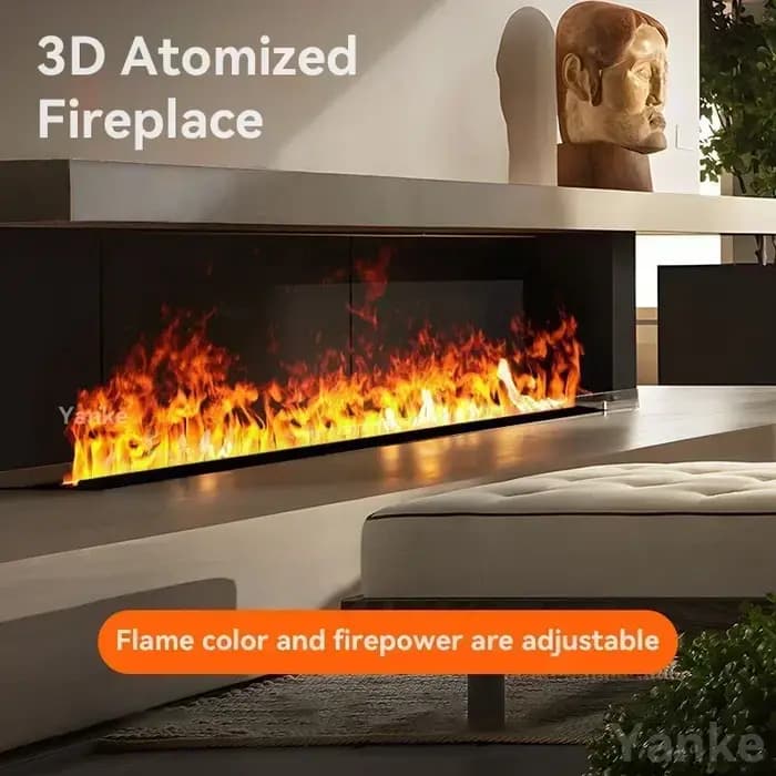 Cheminée Atomisée Intelligente 3D avec LED