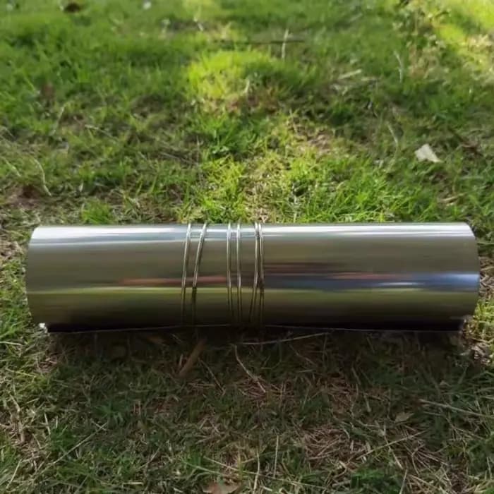 (1 pièces) rouleau de tuyau de cheminée de poêle de chauffage de Camping 2/2.5/3m 7cm