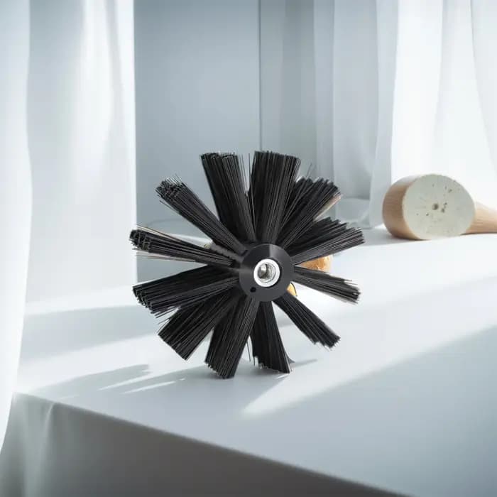 Kit de brosses de nettoyage de cheminée avec longues tiges
