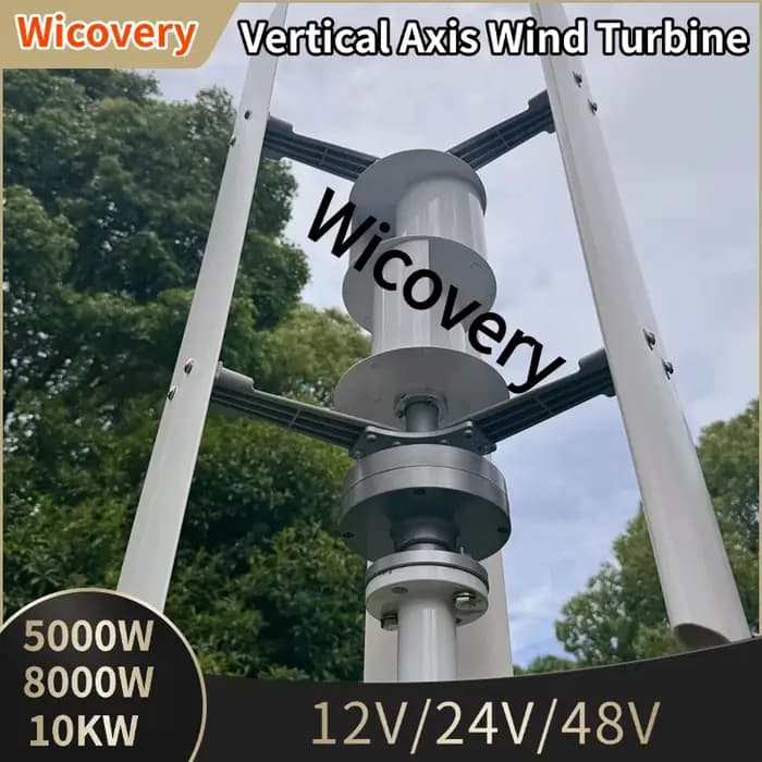 Éolienne à axe vertical à lévitation magnétique 5KW 8KW 10KW