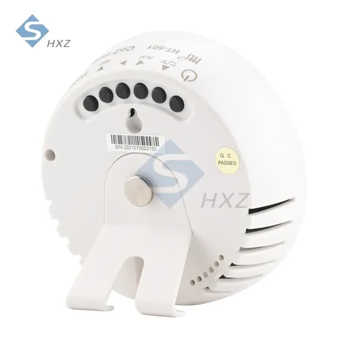 Détecteur de gaz CO2, moniteur numérique de qualité de l'air HT-501 avec ℃ / ℉ Commutateur