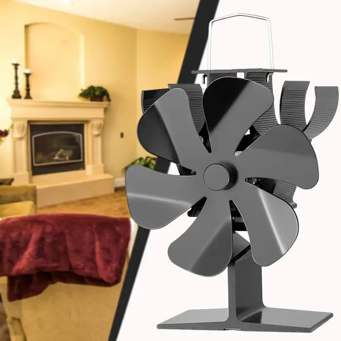 Ventilateur de poêle à chaleur Aucune électricité requise Fonctionnement silencieux Ventilateurs