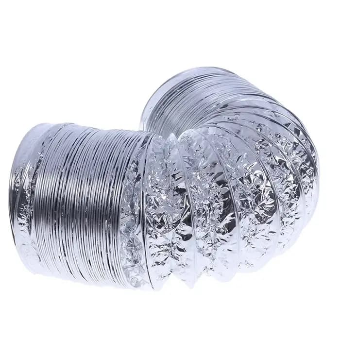 Tuyau de ventilation flexible en PVC et aluminium