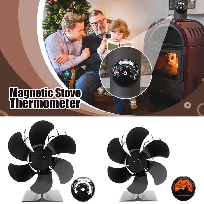 Ventilateur de cheminée silencieux pour poêle à bois